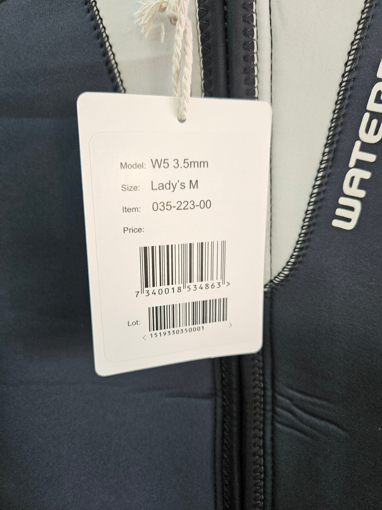 Waterproof W5 Ladies 3.5mm Wetsuit (Medium)