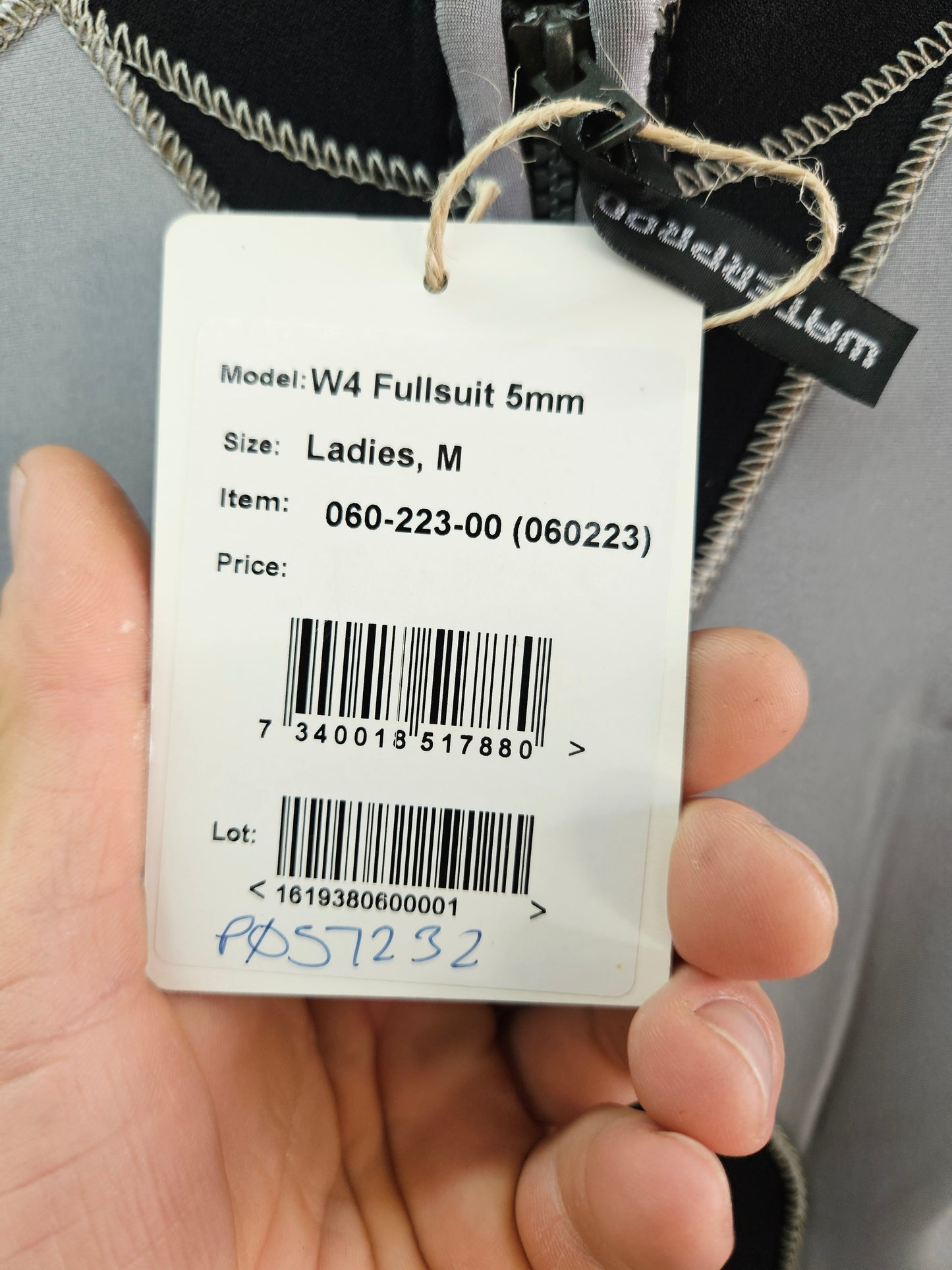 Waterproof W4 Ladies 5mm Wetsuit (MEDIUM)