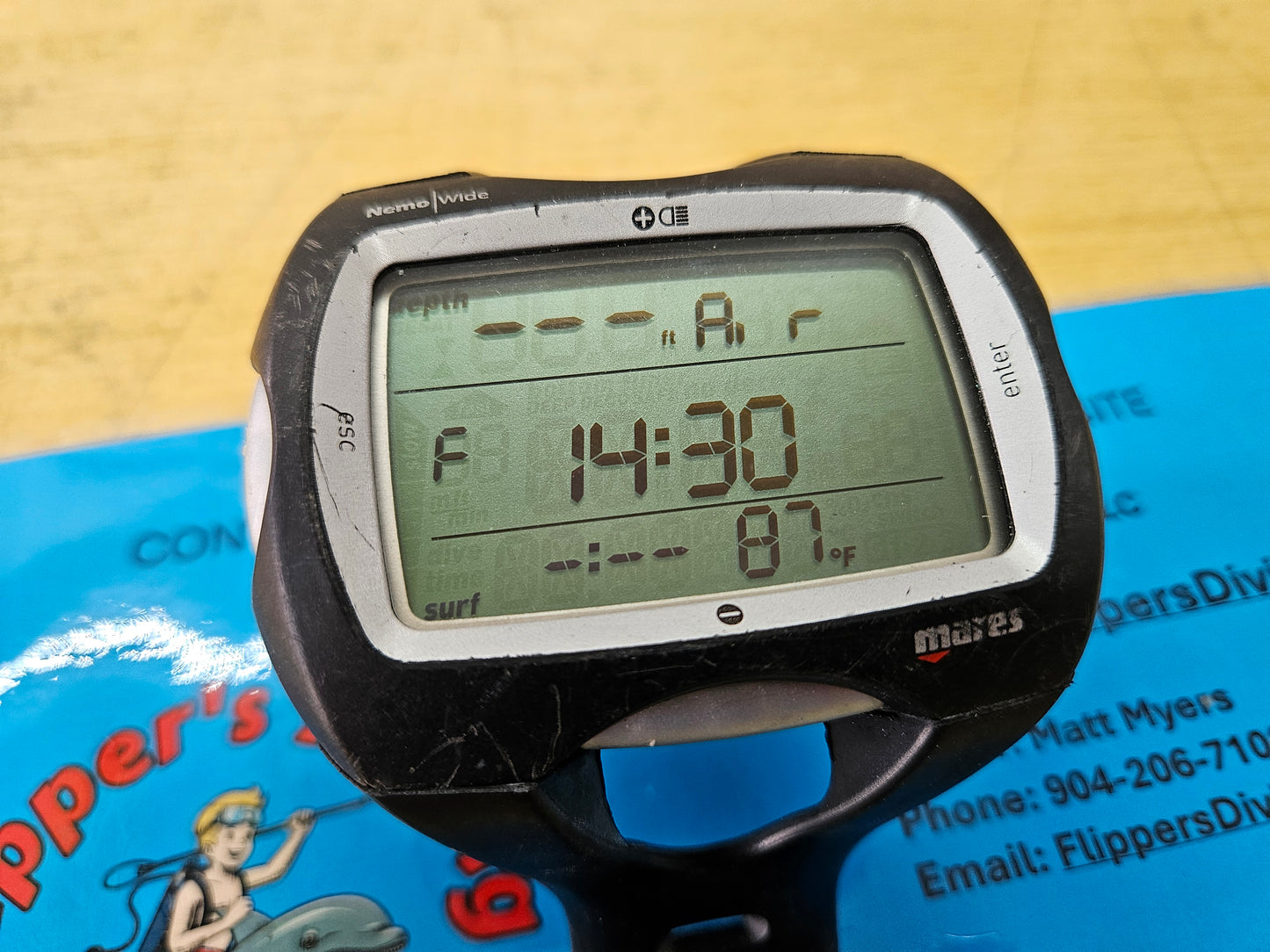 Mares Nemo Wide Dive Computer