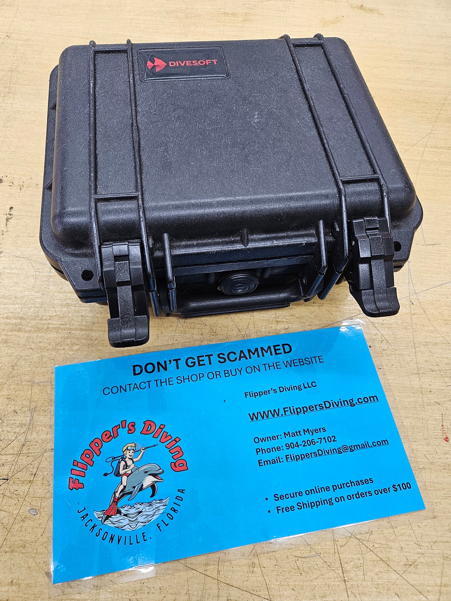 Divesoft Pelican Dry Box Case