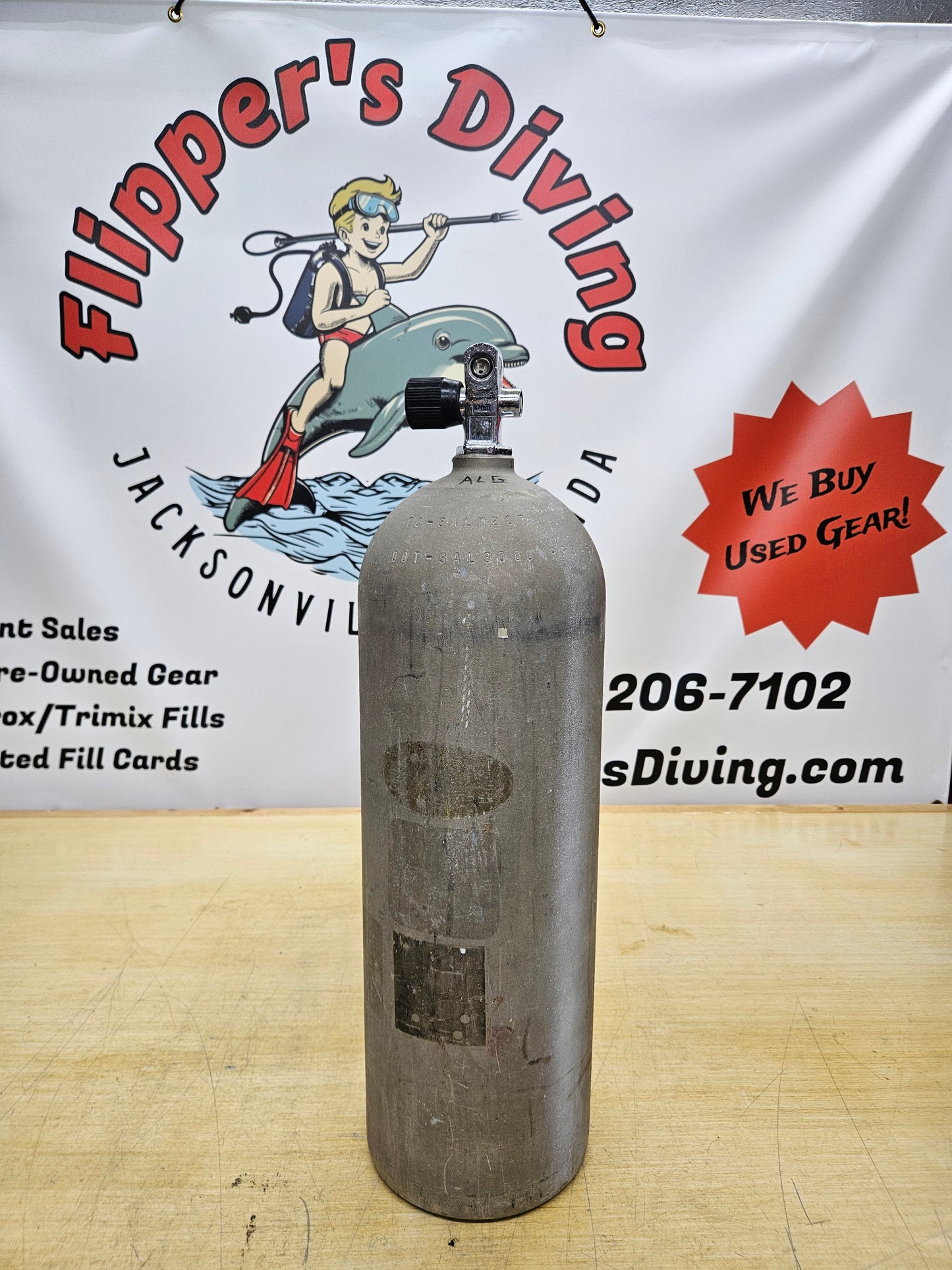 Aluminum 63 Scuba Cylinder