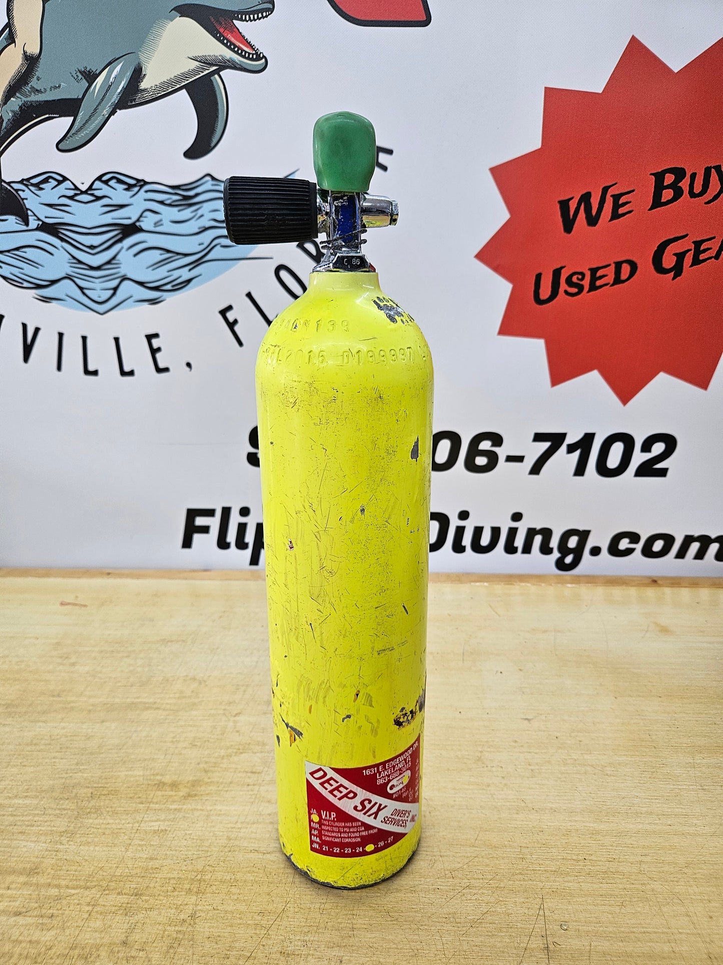 Aluminum 14 Inflation Bottle
