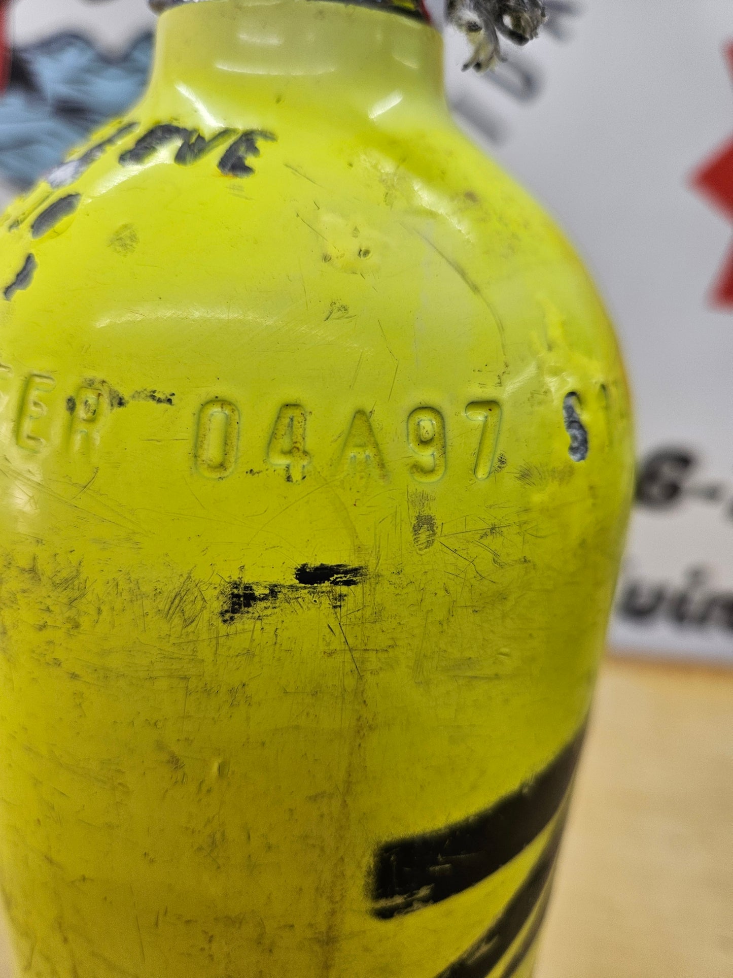 Aluminum 14 Inflation Bottle