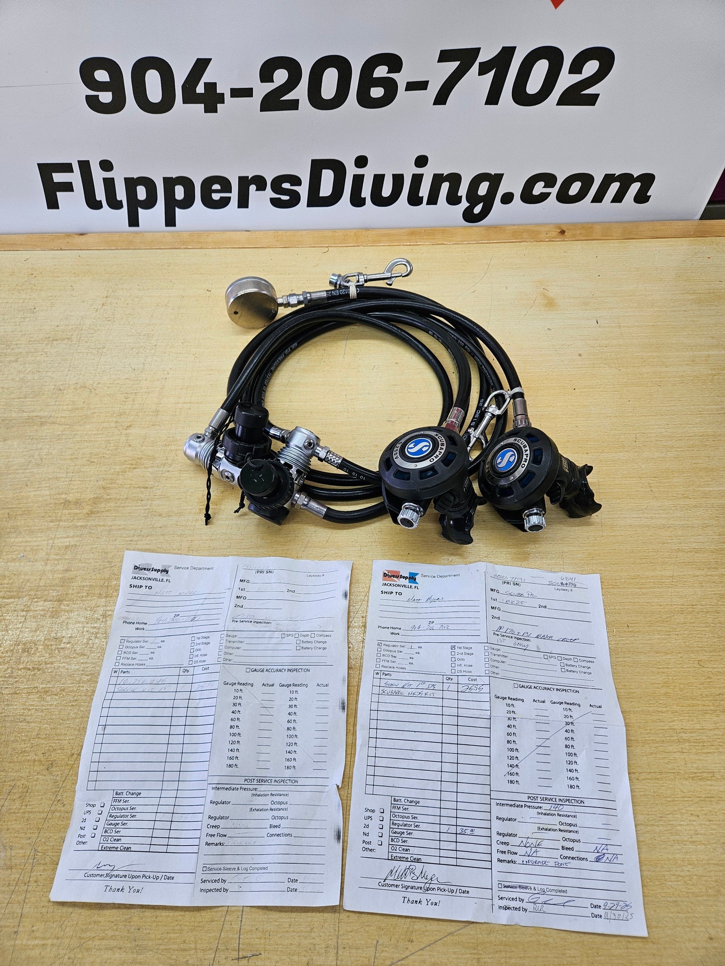 Scubapro MK25/G250V Doubles Regulator Set