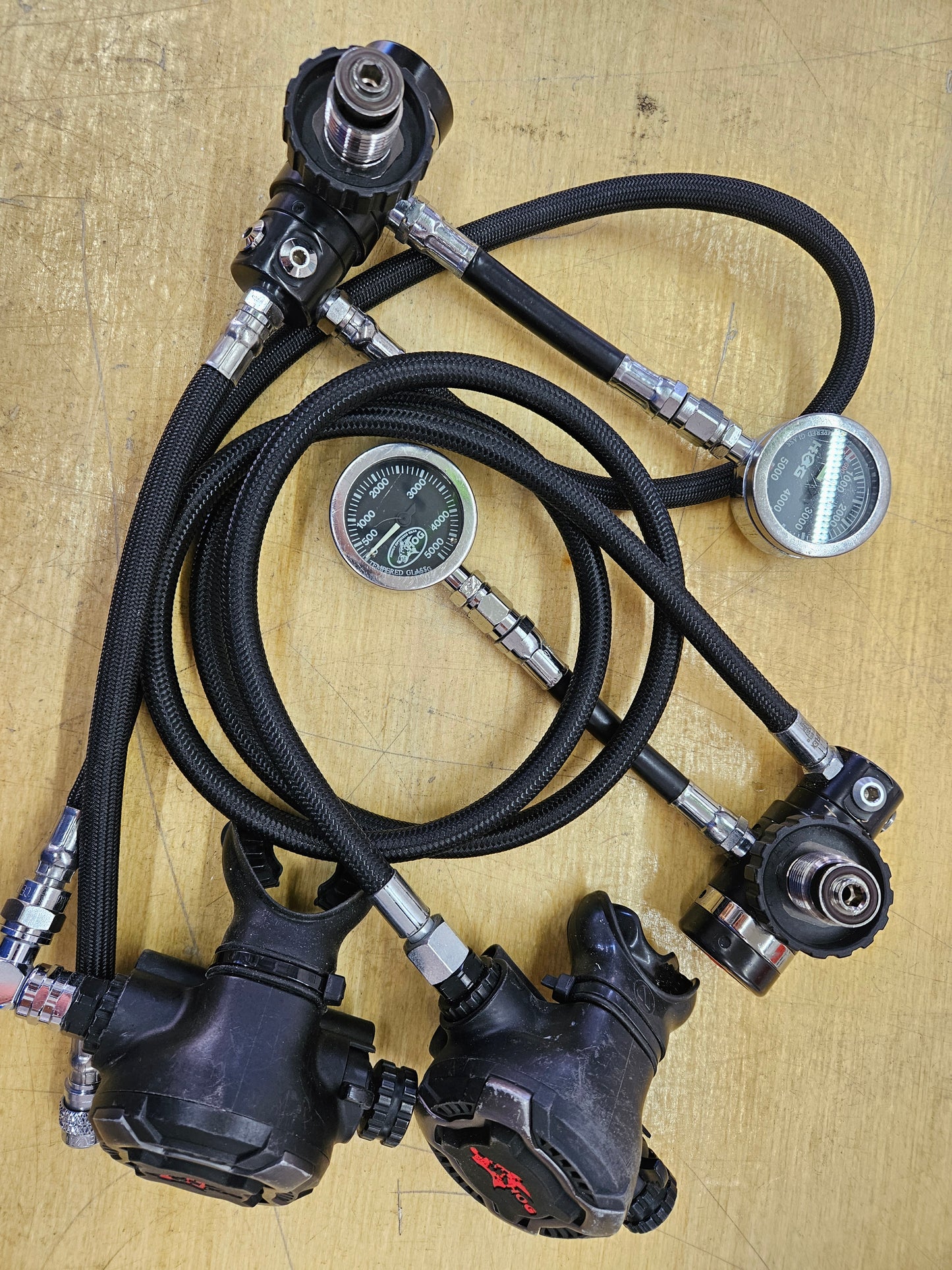 HOG D3/Zenith Sidemount Regulator Set