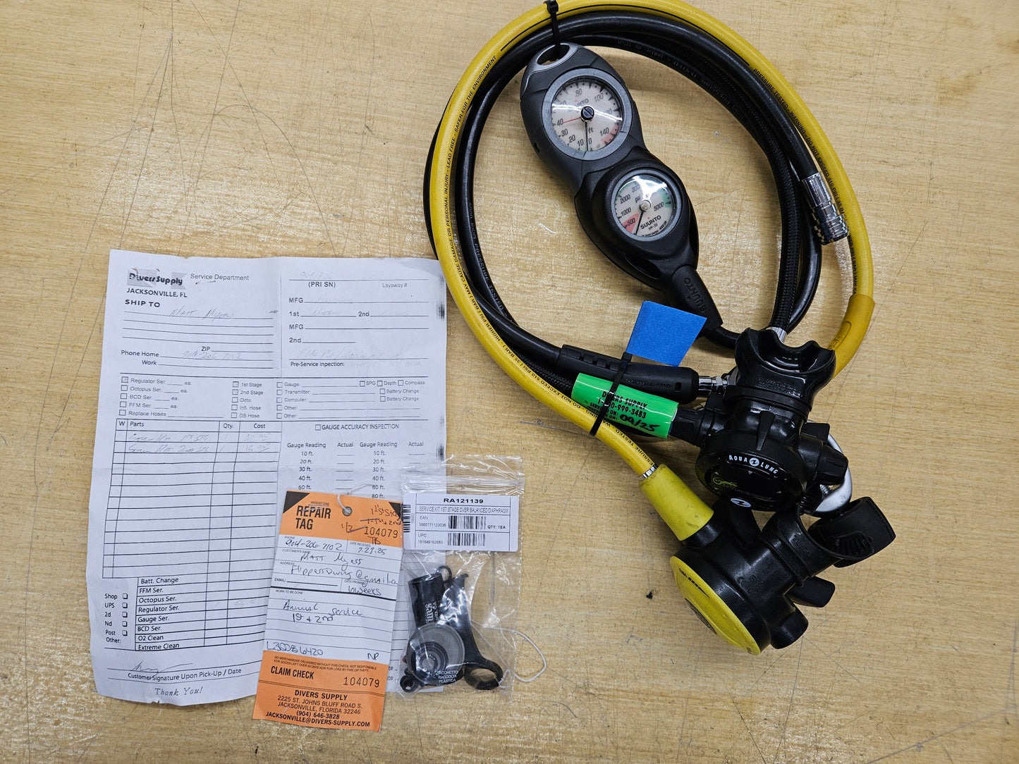 Aqualung Micron Regulator Set *JUST SERVICED*