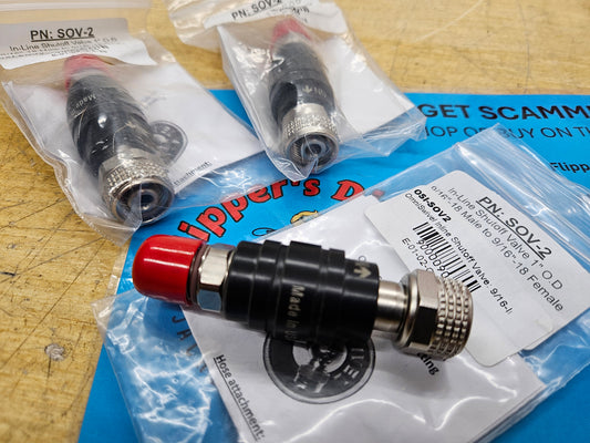 Omni Swivel inline LP gas shut off