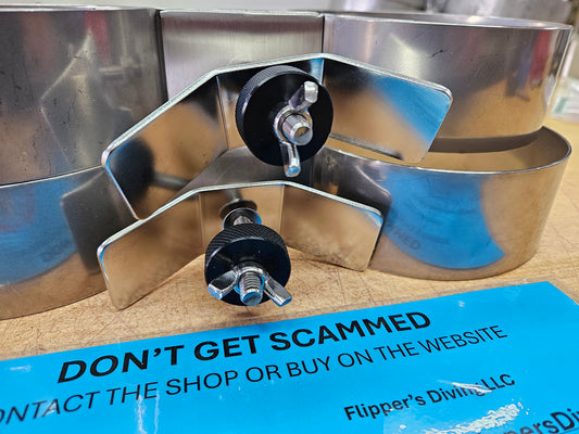 5.5" x 2" Stainless Steel Bands