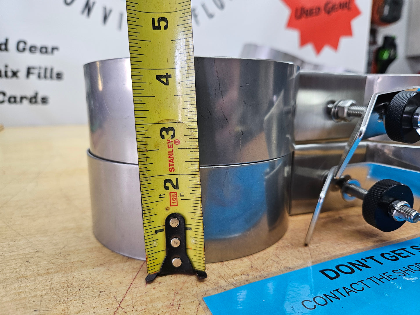 5.5" x 2" Stainless Steel Bands