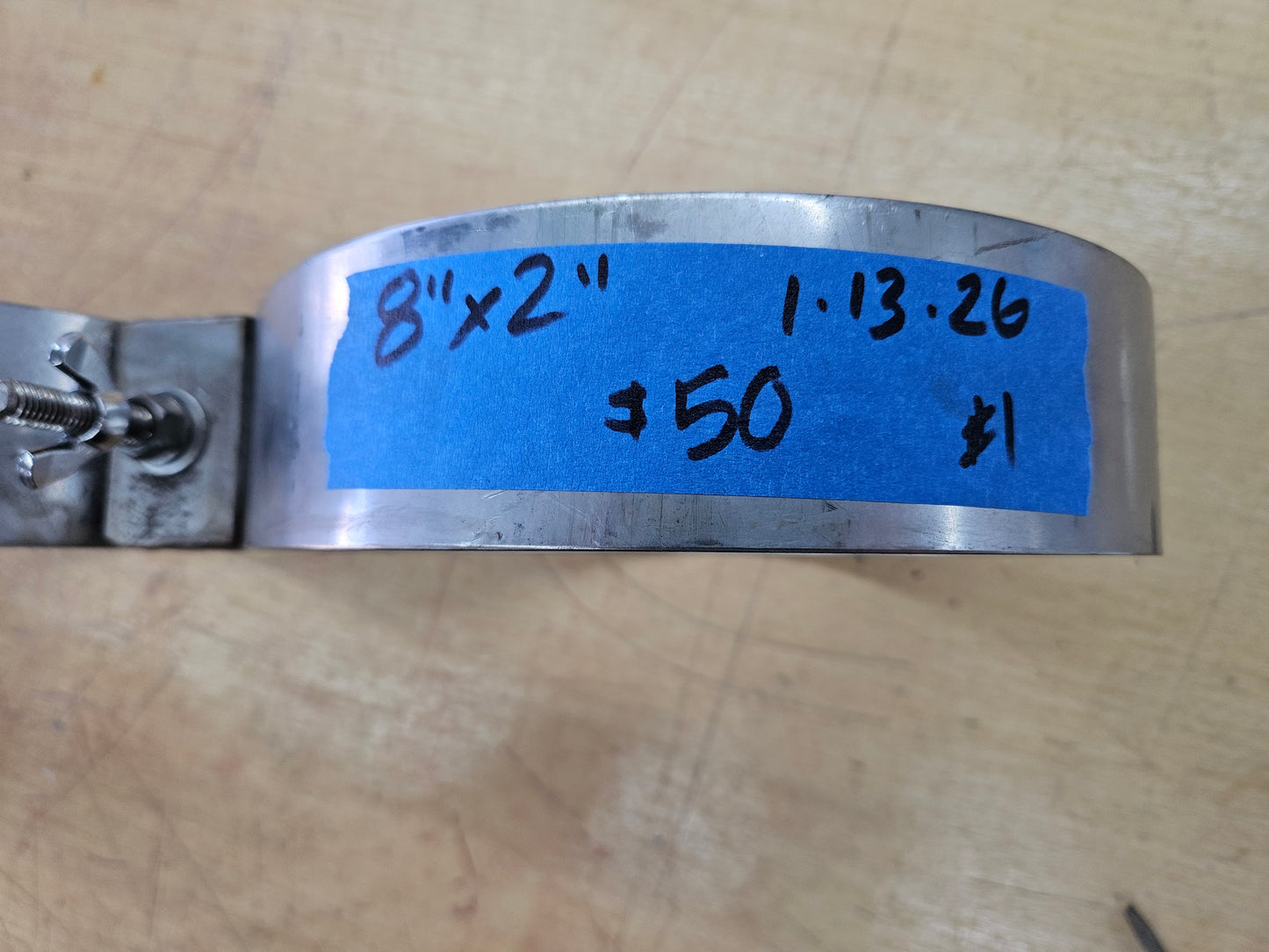 8" x 2" Tank Bands (#1 - 1/13/26)