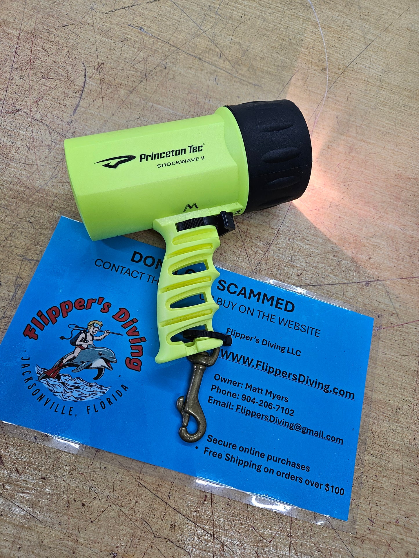 Princeton Tech "Shockwave II" Dive Light