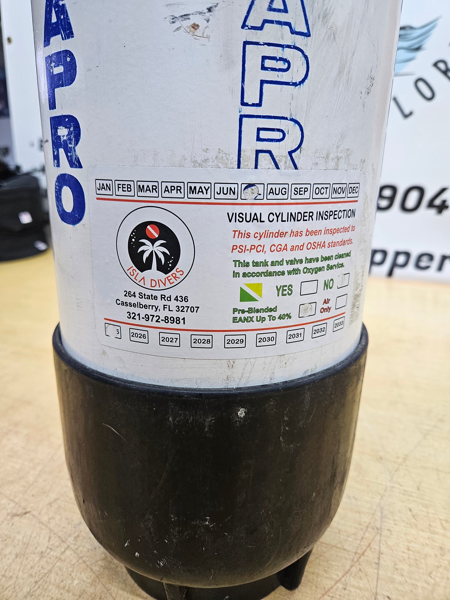 Scubapro MP72 Steel Cylinder