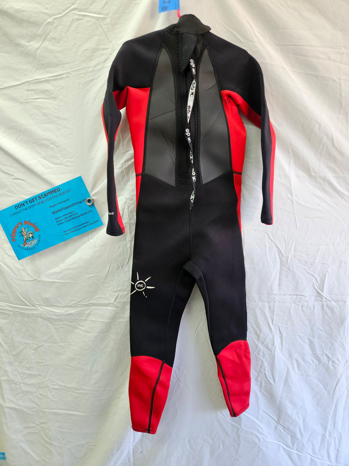 Epic "Ultra Light" 3/2mm Wetsuit (Kids 9-10)