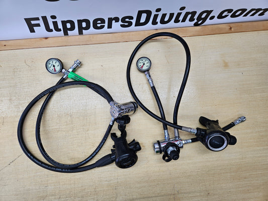 Hollis Sidemount Regulator Set