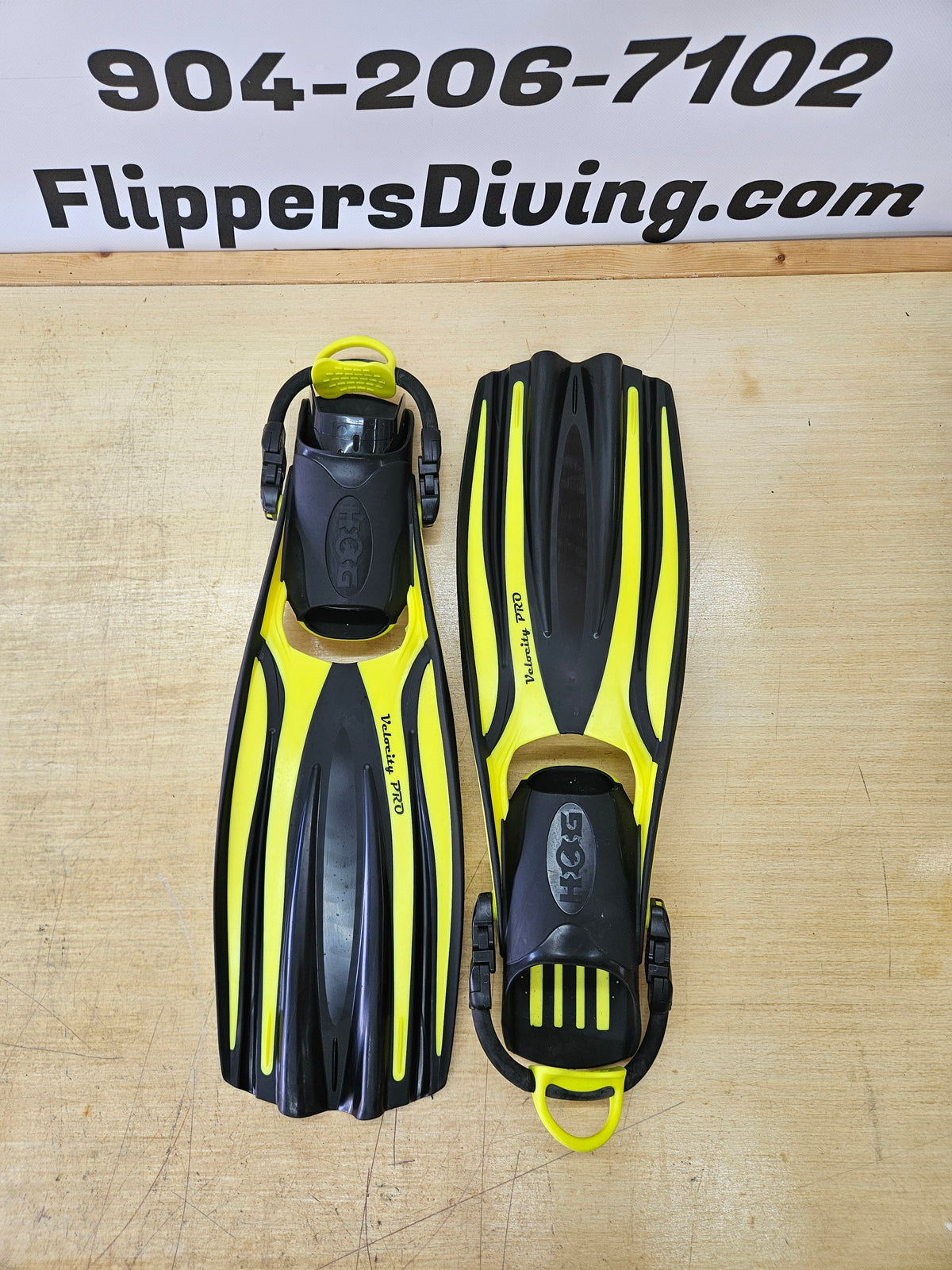 HOG Velocity Pro Dive Fins (SMALL)