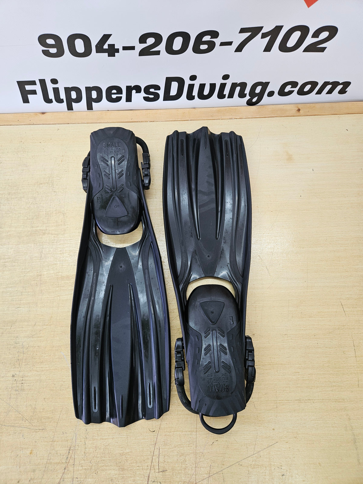 HOG "Velocity Pro" Dive Fins (small 4-7)