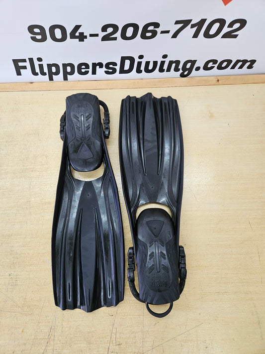 HOG "Velocity Pro" Dive Fins (small 4-7)