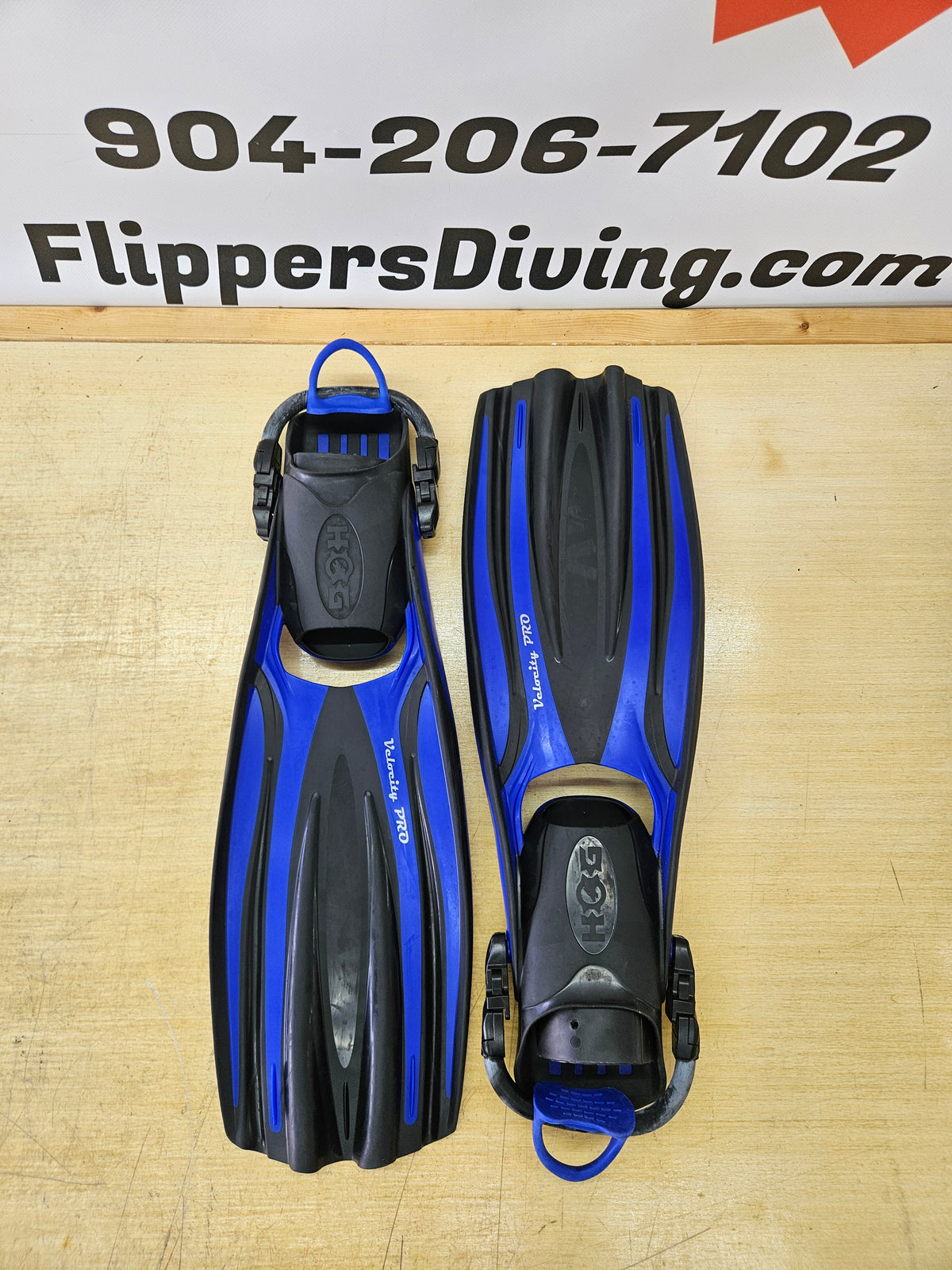 HOG Velocity Pro Dive Fins (SMALL)