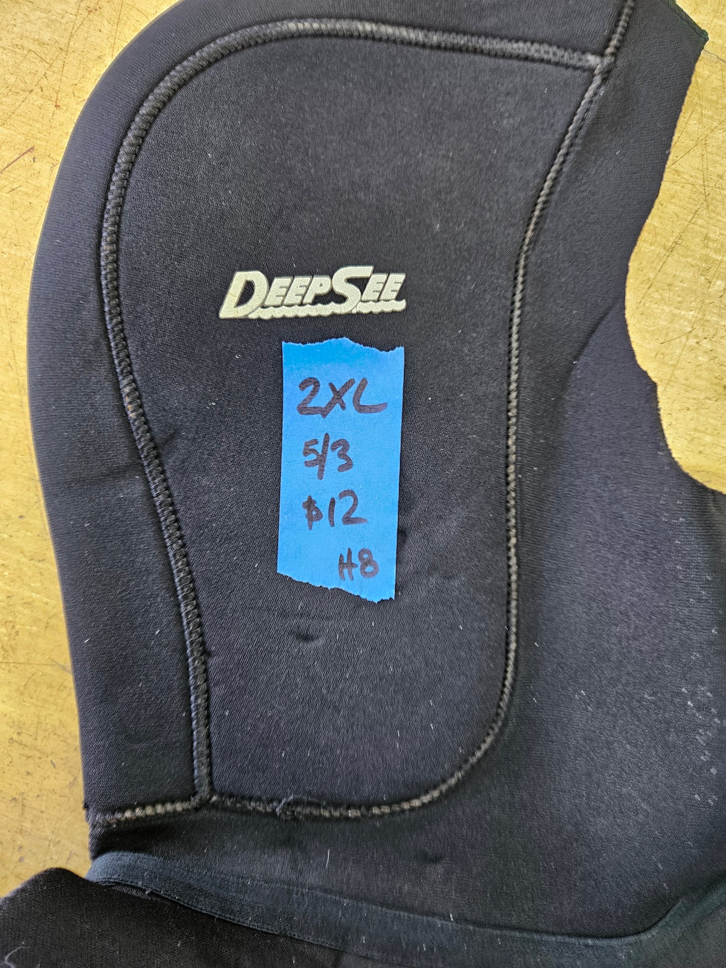 Deep See 5/3mm Hood (2XL) #H8