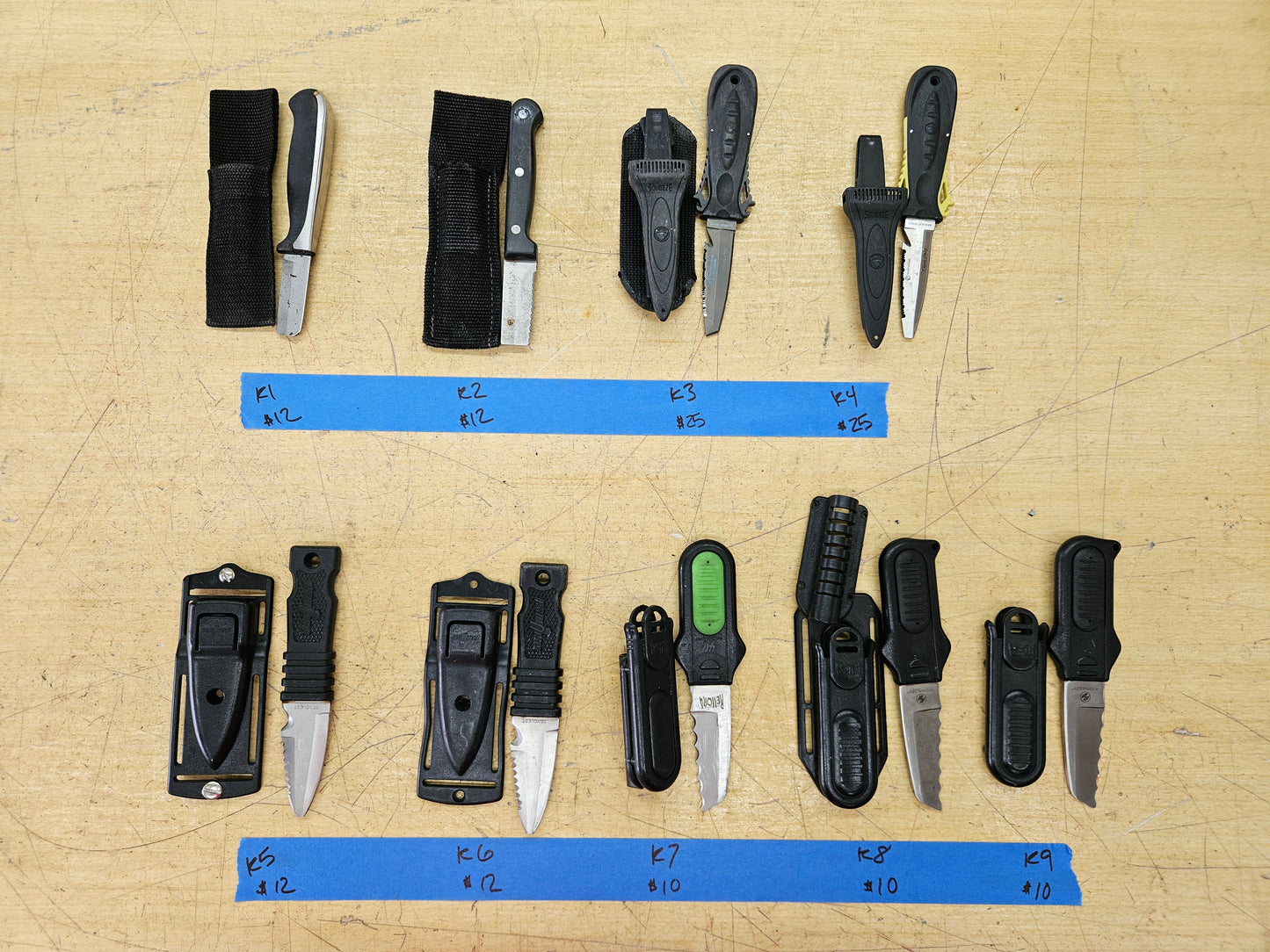 Dive Knives (various) K1-K9