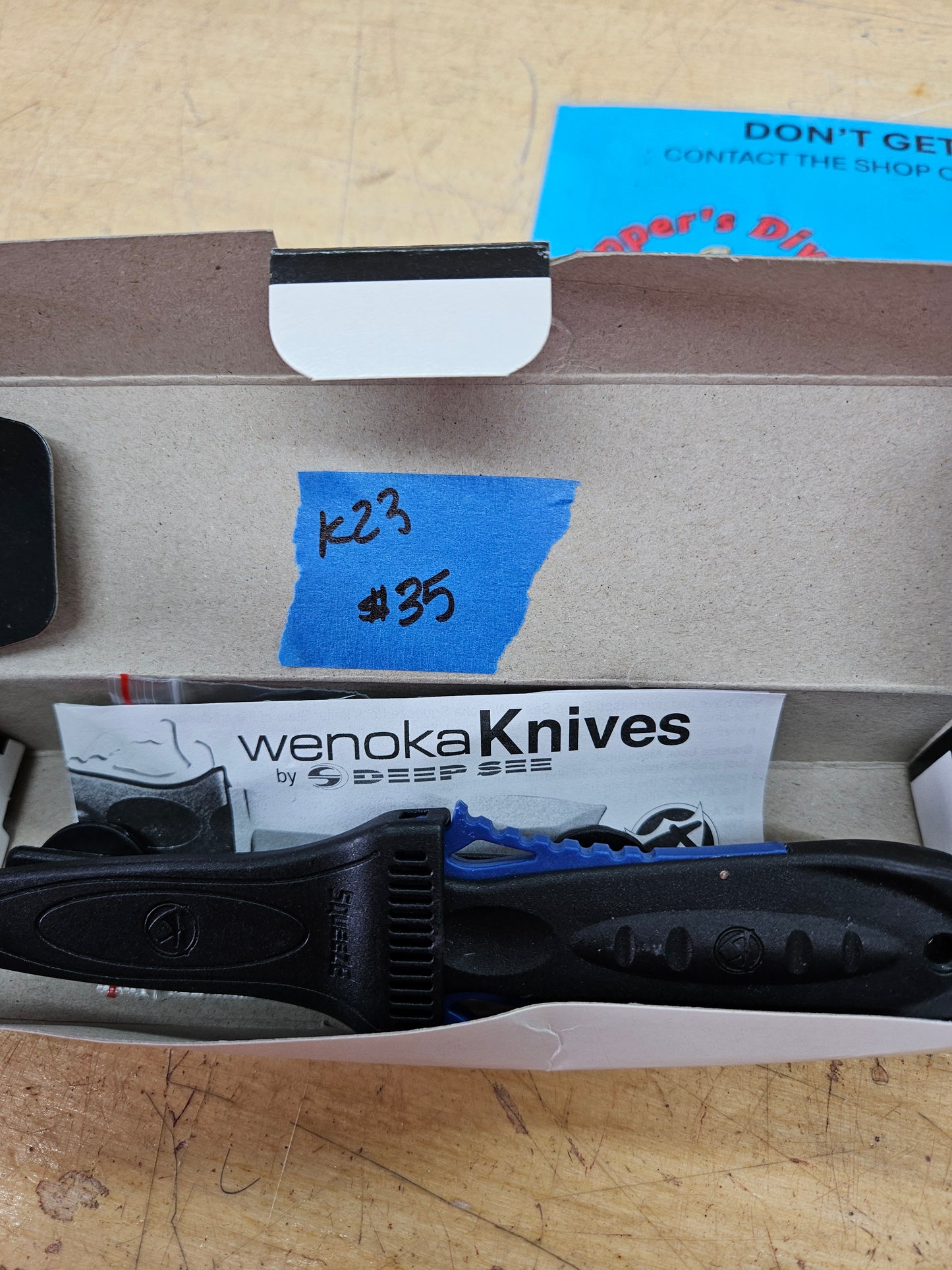 Wenoka Squeeze Lock Dive Knife #K23