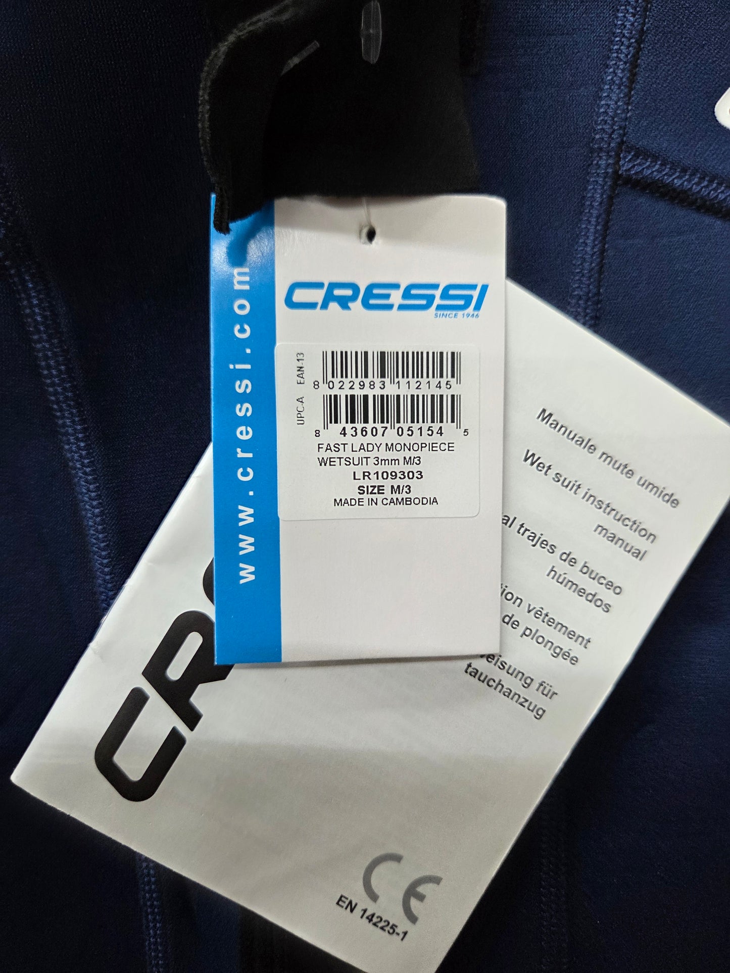 Cressie 3mm Wetsuit (Ladies Medium) *NEW*