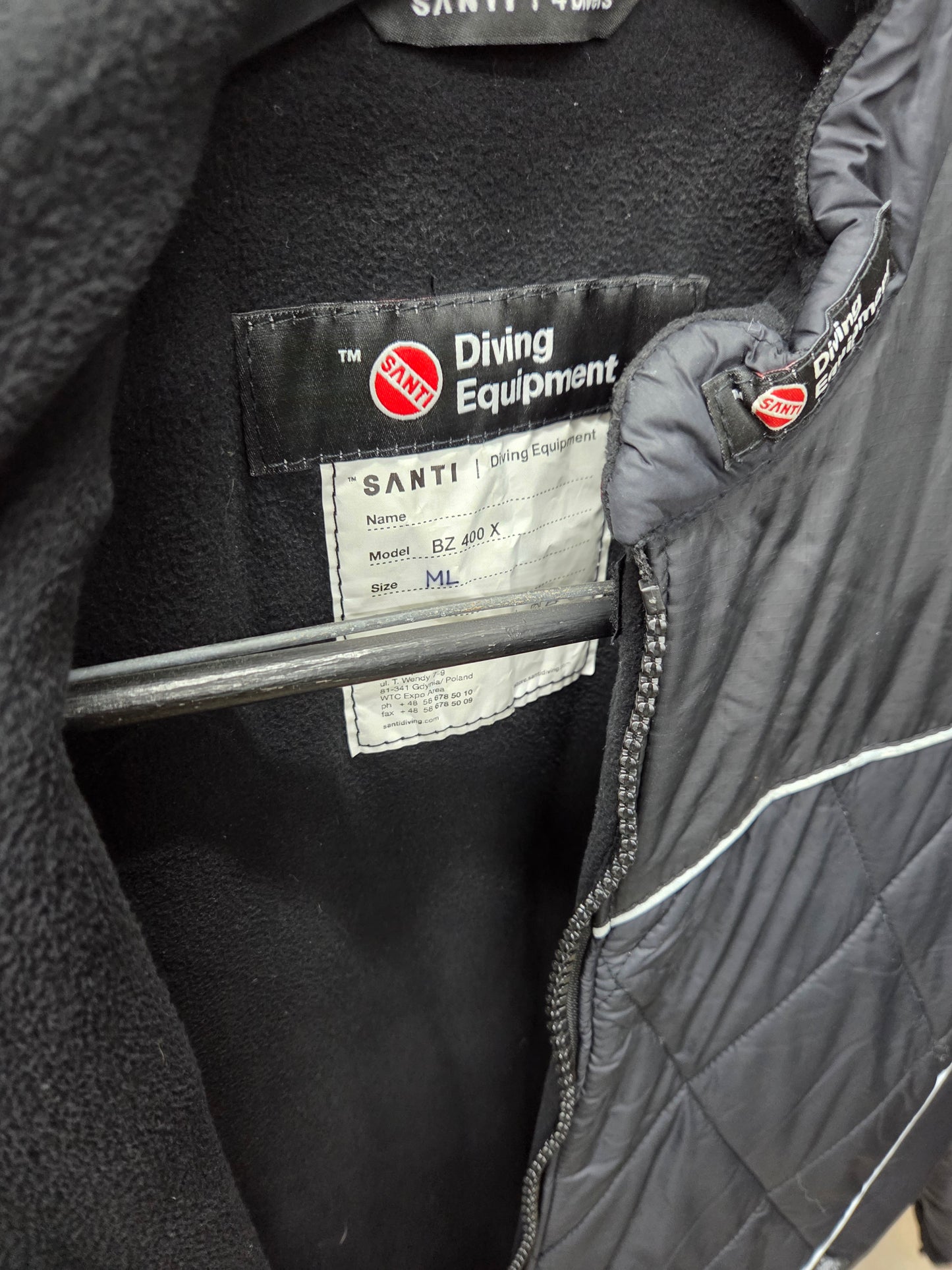 Santi BZ400 Extreme Drysuit Undergarment (size MEDIUM/LARGE)