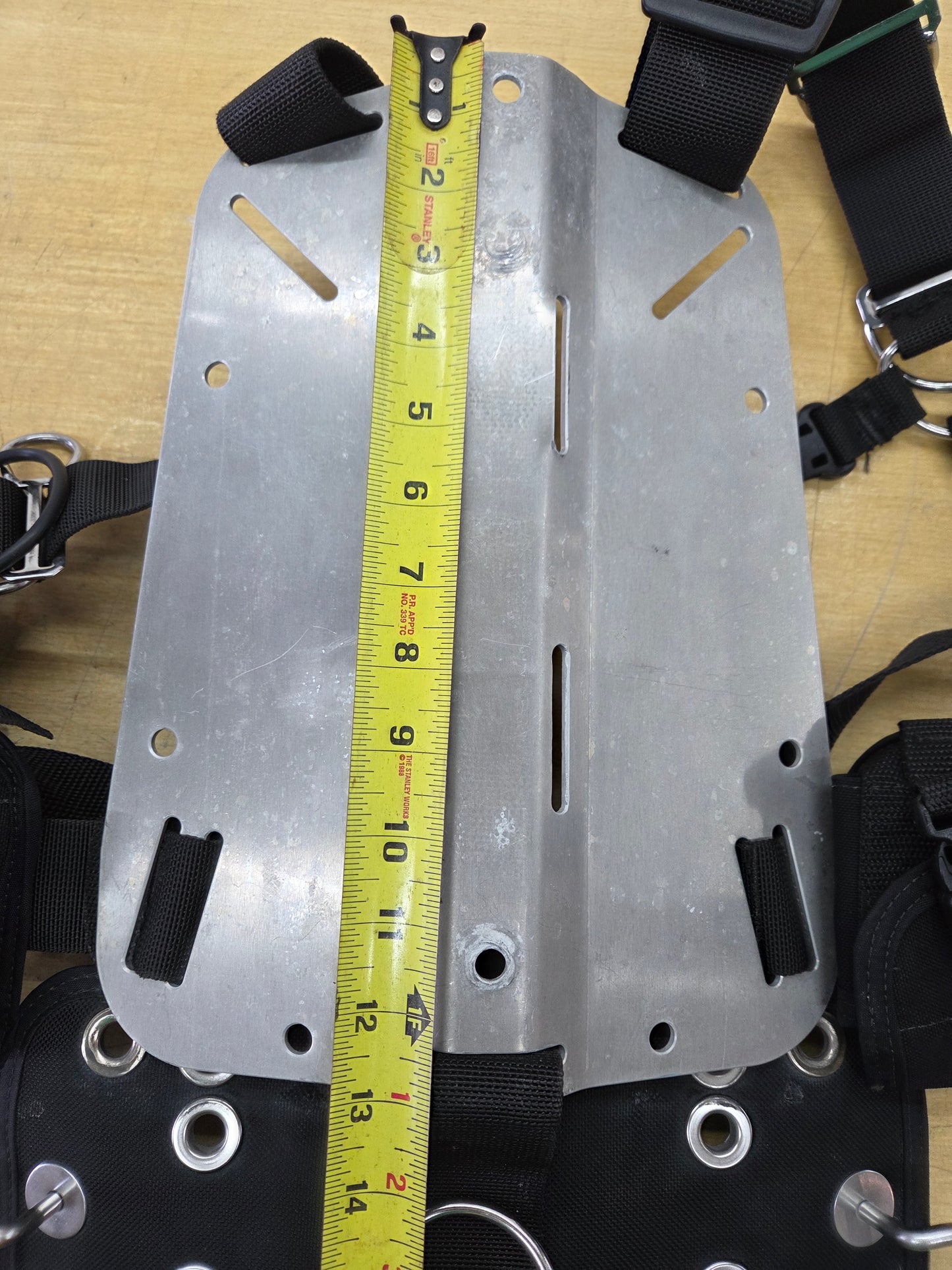 Short Aluminum Backplate/Harness