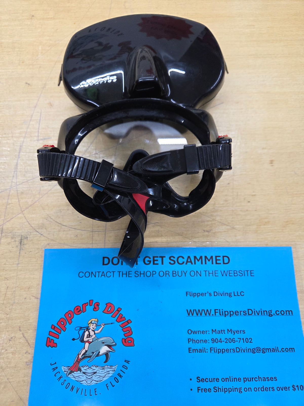 Atomic Aquatics "Ultra Clear" Dive Mask (#M56)