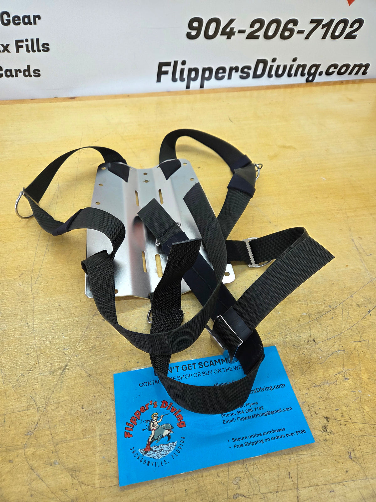 Stainless Steel Backplate/Harness