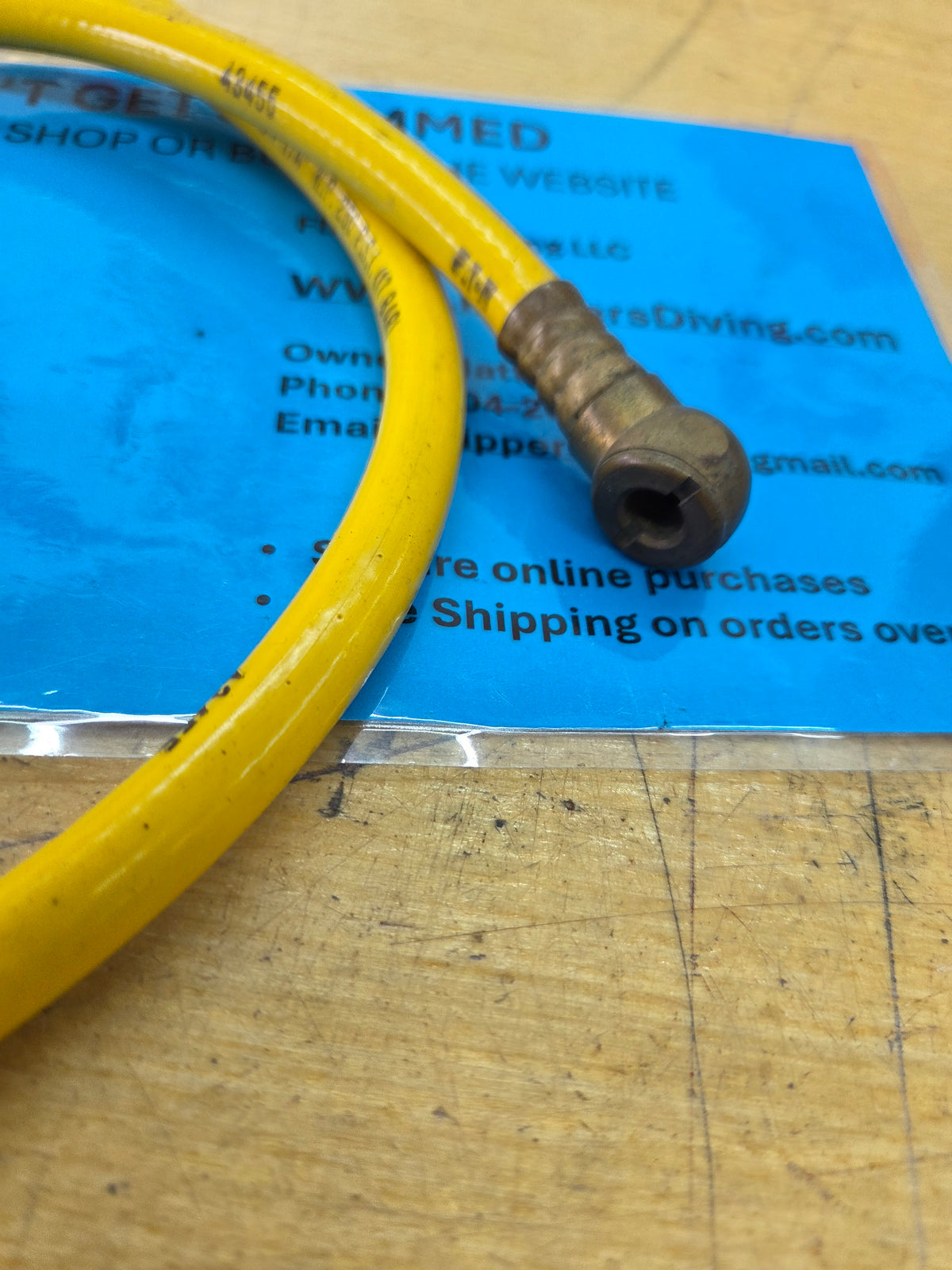 Yoke Scuba Tire Filler Hose
