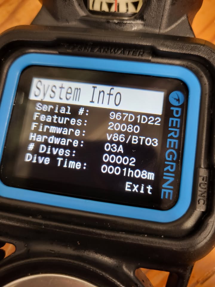 Shearwater Peregrine Console Dive Computer