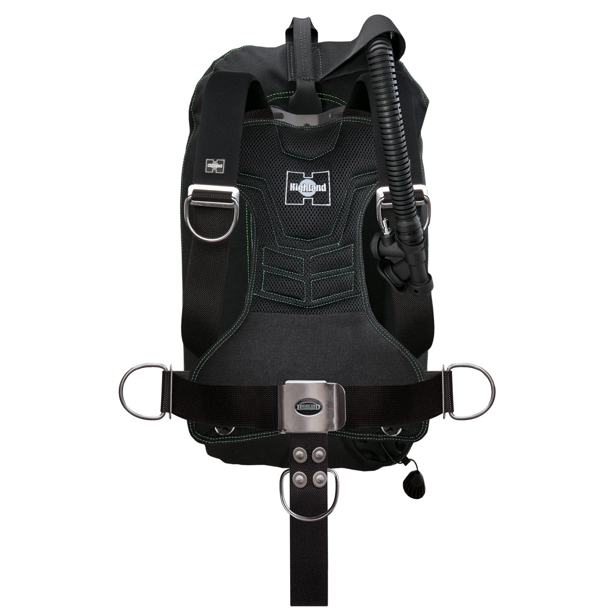 Paquete de viaje Highland BCD: placa trasera, arnés y ala