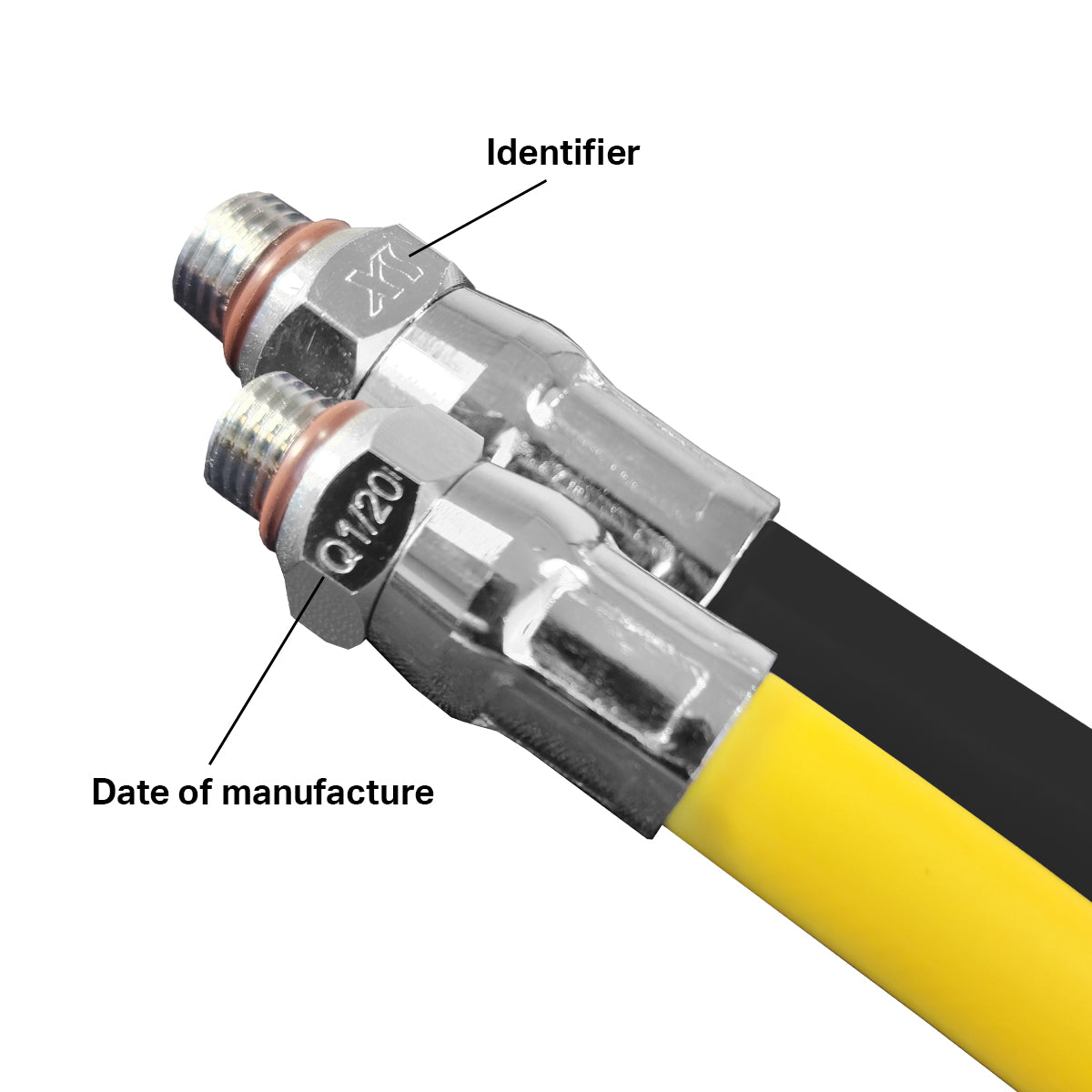 Hose - High Pressure (HP) Rubber Hoses - XS Scuba