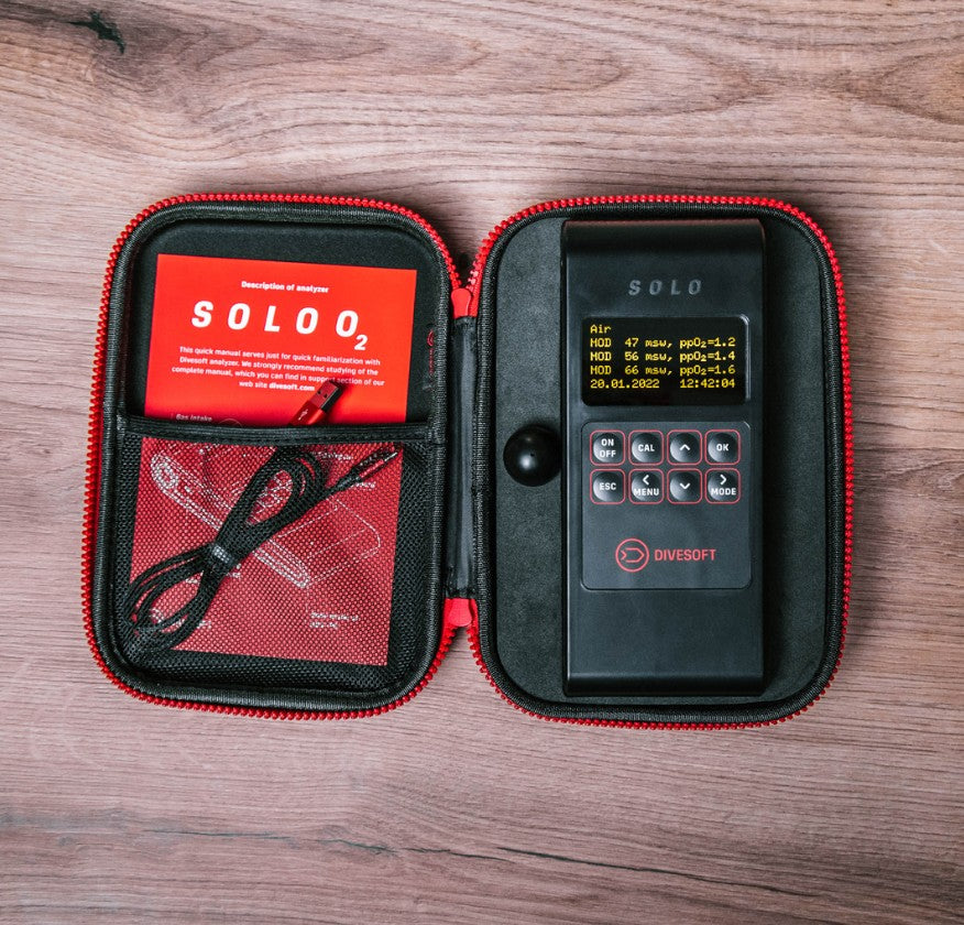 Analizador de oxígeno Divesoft Solo 02