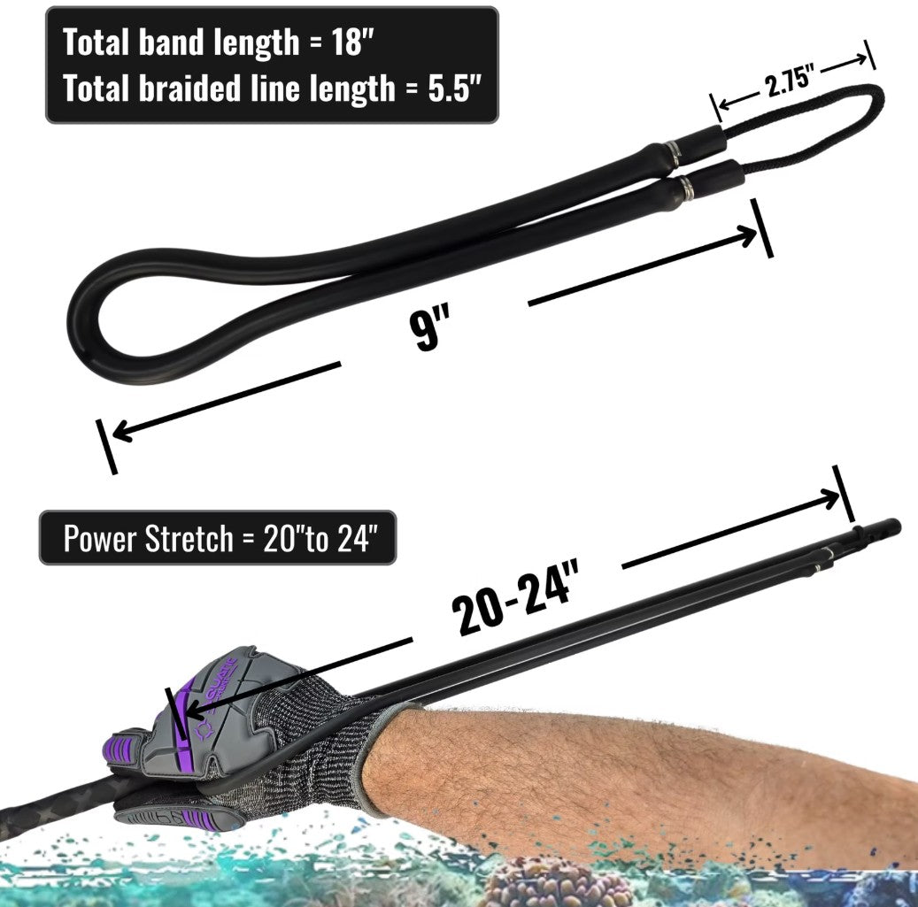 Lanza de caña para pez león Aquatic Hunt de 36"
