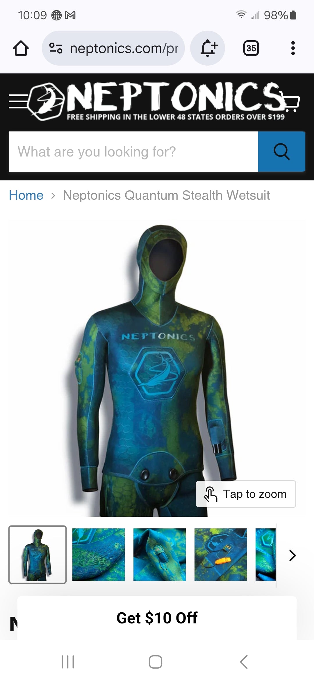 Neptonics 5mm Open Cell Wetsuit (XL)