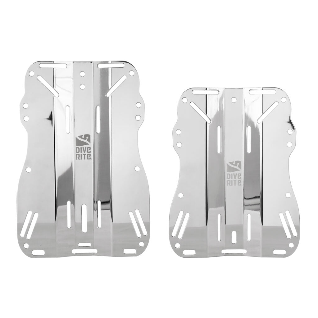 SHORT Dive Rite Stainless Steel Backplate