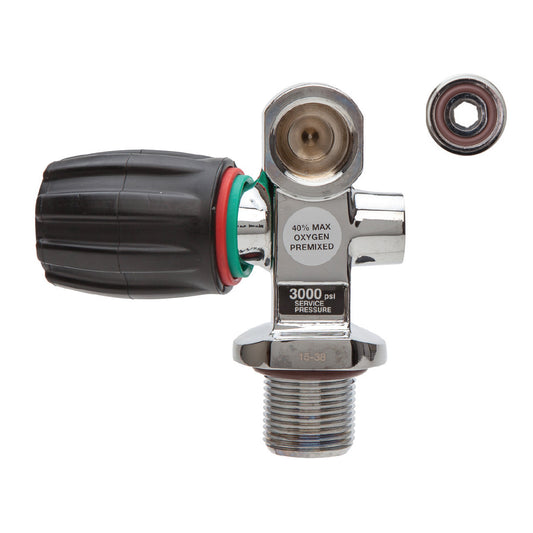 Válvula Thermo XS Scuba Pro de 3442 psi con perilla indicadora