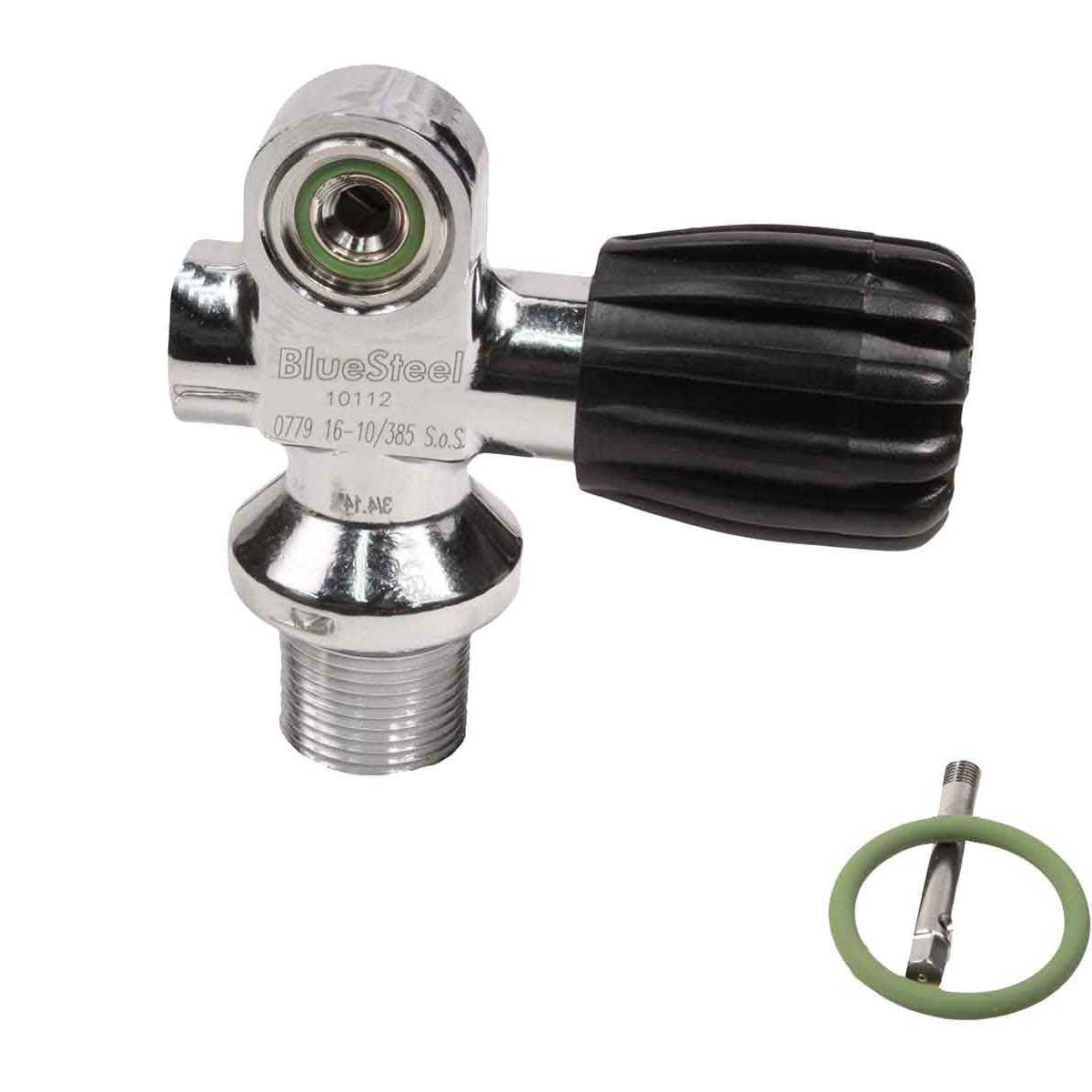 Blue Steel Pro Valve (DIN/Yoke) w/Insert