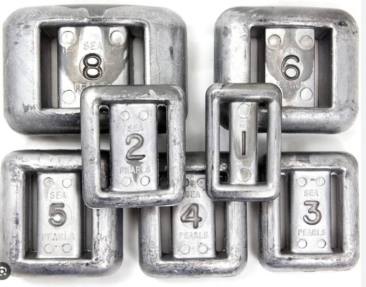PESOS - Pesas de buceo de plomo duro ($2.50/LB)