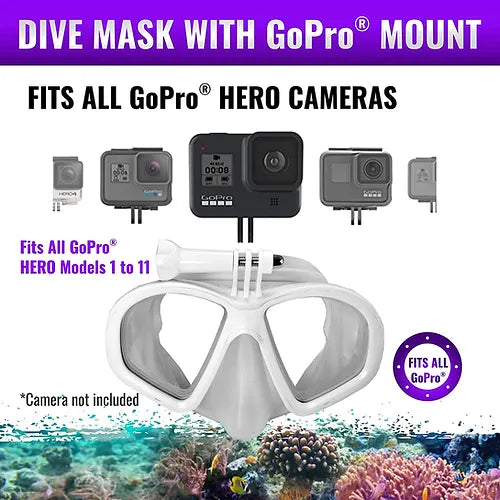 Aquatic Hunt GoPro Mount Dive Mask