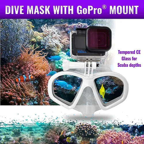 Aquatic Hunt GoPro Mount Dive Mask
