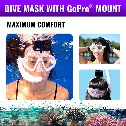 Aquatic Hunt GoPro Mount Dive Mask
