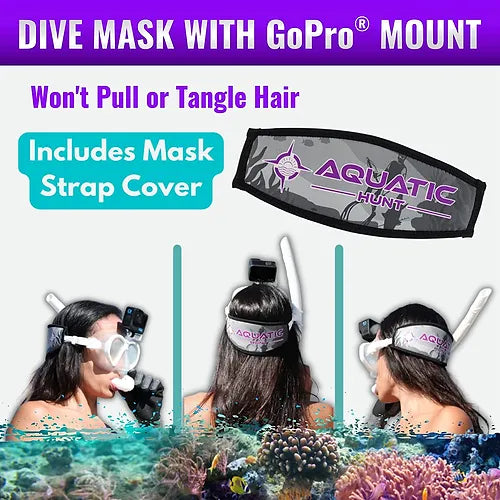 Aquatic Hunt GoPro Mount Dive Mask