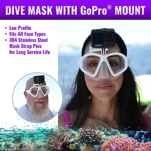 Aquatic Hunt GoPro Mount Dive Mask