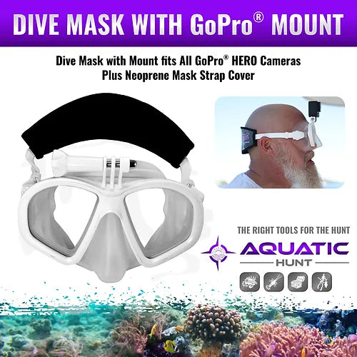 Aquatic Hunt GoPro Mount Dive Mask