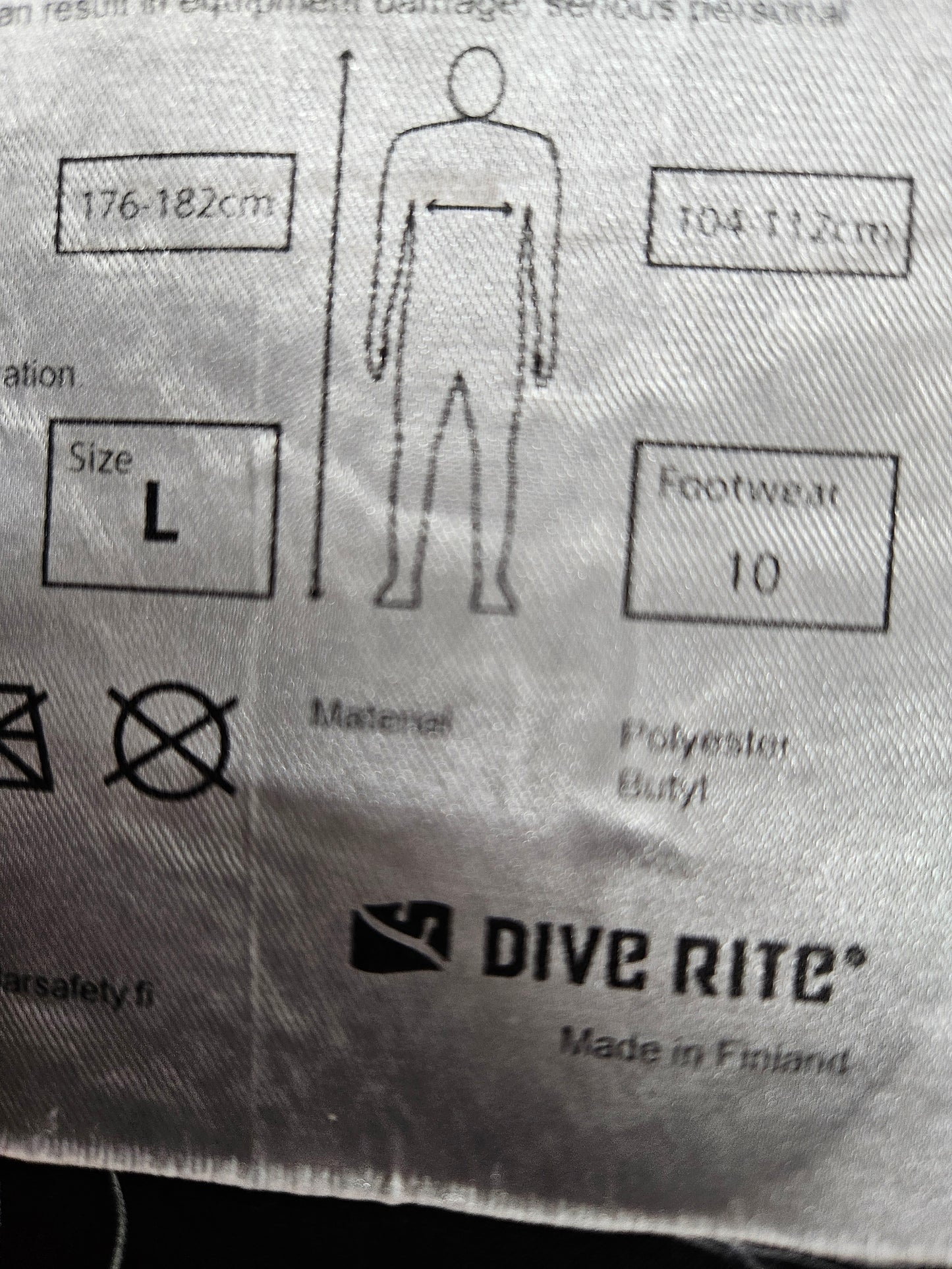 Dive Rite 901 Drysuit (LARGE)