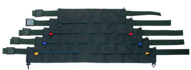 Cinturón de peso de bolsillo de Cordura (NEGRO)