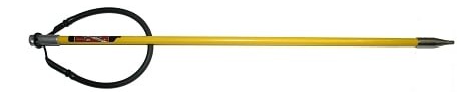 Lanza de poste de 4,5' x 1/2", eje de acero inoxidable roscado de 6 mm